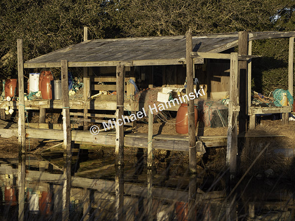 commercial fishing, boat, pamilco sound, gillnetting